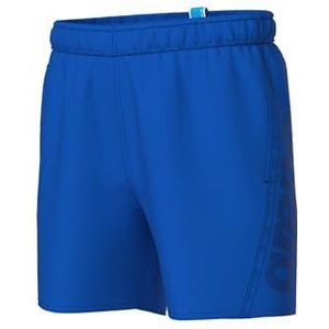 Arena Fundamentals Logo R zwemshorts voor kinderen, Blue China Navy, 14-15 Jaar