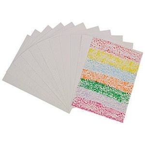 Springboard A4 Wit Embossed Card (Pak van 50 Sheets)