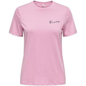 Onllucia Life Reg S/S Top JRS, Begonia Pink, XXL