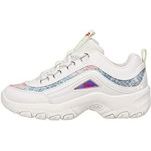 FILA Strada A Kids Sneaker, Wit-Snake, 29 EU