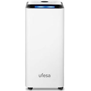 Ufesa DH5020 Luchtontvochtiger - 420 W, stil, intuïtief bedieningspaneel, 4 l tank, actieve koolfilter, continue afvoer, droogfunctie voor kleding, nachtmodus