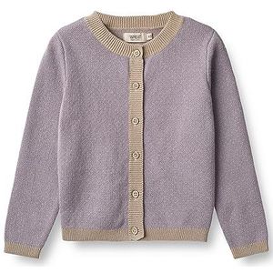 Wheat Gebreid vest voor meisjes, 1345 Lavender Beige, 110 cm