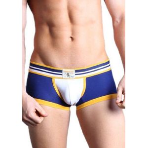Timoteo Rugby Soccer Jock - wit/blauw - XL, per stuk verpakt (1 x 1 stuks)