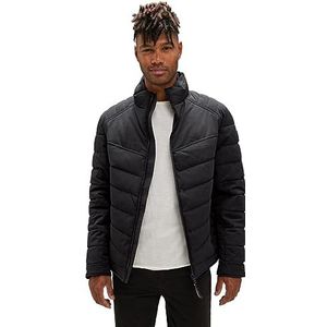 Street One MEN Heren D201848 gewatteerde jas, zwart, 3XL, zwart, 3XL