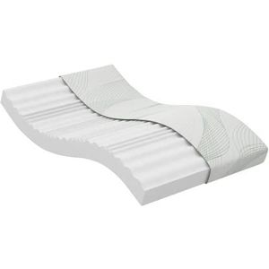 Novilla Matras 140 x 200 cm H2-H3 koudschuimmatras 9 zones schuim rolmatras ademend en zacht Oeko-Tex 18 cm