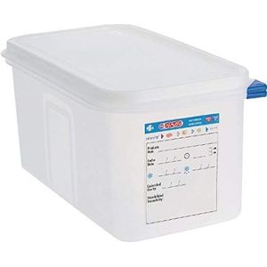 Araven Food Container 6Ltr 6 liter (1/3 GN). 150(H) x 325(W) x 176(D)mm. Aantal verpakking: 4