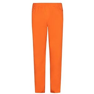 Misemiya - Unisex broek, elastisch, uniform, voor klinisch werk, ziekenhuis, reiniging van dieren, gezondheid, hotel - Ref.8312, Oranje, XS