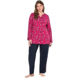 Ulla Popken - Pyjama - Fuchsia - Pyjamaset voor Dames