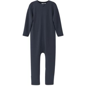 NAME IT Nmmwang wollen Nightsuit Solid Noos pyjama voor jongens, blauw, 98 cm