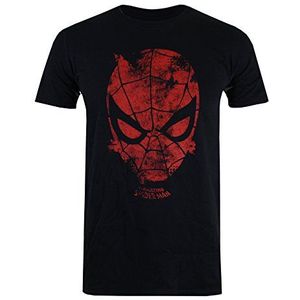 Marvel Spiderman Webhead T-shirt voor heren, Zwart, M