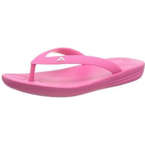 Fitflop Iqushion Ergonomische teenslippers voor kinderen, uniseks, magenta roze, 32 EU