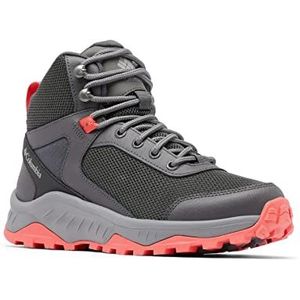 Columbia Trailstorm Ascend Mid Waterdicht Wandelschoen dames, Donkergrijs Rood Koraal, 38.5 EU