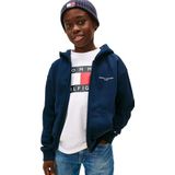 TOMMY HILFIGER Sweatvest  navy / rood / wit