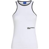 Karl Lagerfeld - Milano Racer - Mouwloos T-shirt - Wit