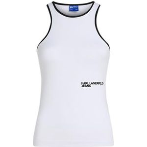 Karl Lagerfeld - Milano Racer - Mouwloos T-shirt - Wit