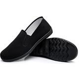 Chinese - Kung Fu Pantoffels - Zwart - Vechtsport - Rubberen Zool