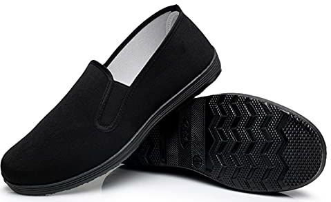 Chinese - Kung Fu Pantoffels - Zwart - Vechtsport - Rubberen Zool