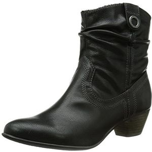 s.Oliver 25360 dames biker boots, zwart zwart 1, 42 EU