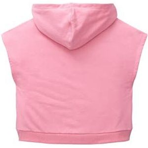 TOM TAILOR Hoodie met korte mouwen voor meisjes, 31654 - Pink Sun, 128 cm