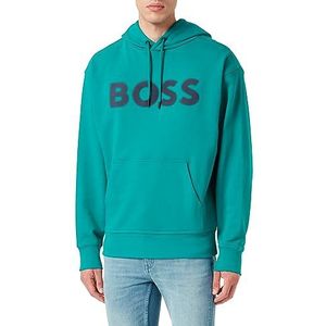BOSS Webasichood Sweatshirt voor heren, Dark Green303, S