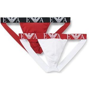 Emporio Armani Strings voor heren, Rood/Wit, L