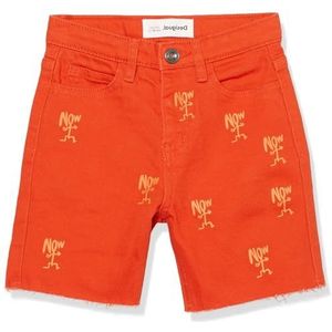 Desigual Jongens Jeans, oranje, 8 Jaar