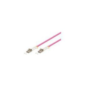 MicroConnect 7 m LC/UPC-LC/UPC Glasvezel kabel LC/UPC OM4 violet - glasvezelkabels (7 m, OM4, LC/UPC, LC/UPC, Male Connector/Male Connector, paars)