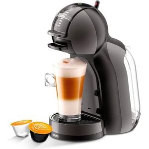 Krups Nescafé Dolce Gusto Mini Me Koffiecupmachine met 15 bar druk, capaciteit 0,8 l koude of warme dranken, Play & Select, Thermoblock, 35 soorten koffie, zwart, KP1238