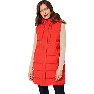 Street One Dames A220130 gewatteerd vest, vibrant oranje, 46, vibrant oranje, 46