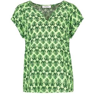 Gerry Weber Casual dames blouse, groen opdruk, 36