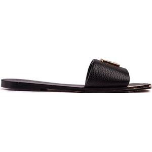 DKNY Damessandalen Flat Slide, zwart, 39.5 EU