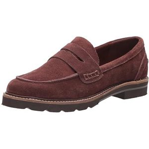 ANNE KLEIN Dames Emmylou Loafer Flat, Dk Bruin, 39.5 EU