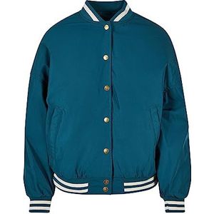 Urban Classics - Oversized Recycled College jacket - XS - Groen