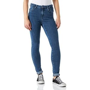 ONLY Dames Onlpower Mid Push Up Sk Rea3223 Noos Jeans, Blauw (Dark Blue Denim Dark Blue Denim), XL/30