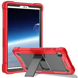 Anewone Samsung Galaxy Tab A7 Lite Case 8,7 inch 2021, stoottablet 8,7 inch met inklapbare behuizing, rood