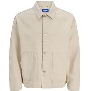 JACK & JONES - Overhemd - Offwhite - Denim - Lange Mouw