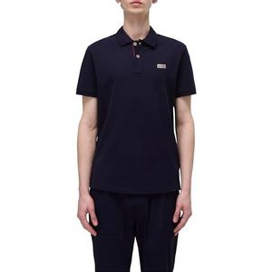 NAPAPIJRI Man Ruggy poloshirt met korte mouwen BLAUWE MARINE M
