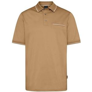 bugatti heren polo 1:2 mouw, rood, XXL