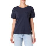 REG Tonal Shield SS T-shirt, evening blue, XS