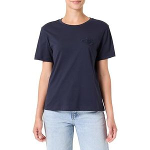 REG Tonal Shield SS T-shirt, evening blue, XS