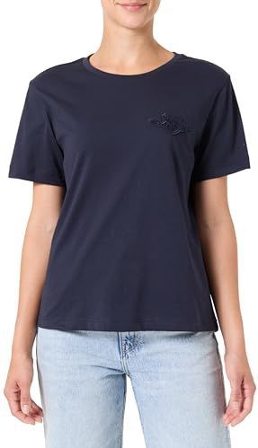 REG Tonal Shield SS T-shirt, evening blue, XS
