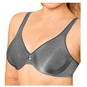 Maidenform Dames Dream Punge Into Comfort Keyhole Minimiser Dagelijkse BH, Grijs (Zilveren voering), 90C