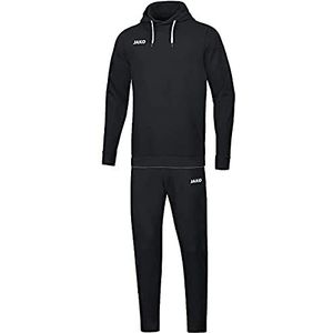 JAKO - Basisjoggingpak Met Sweatshirt Met Capuchon, Uniseks-Kind, Zwart, 152