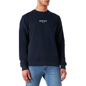 Mexx Heren Crewneck Sweatshirt, Navy, XXL