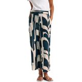 Street One - Wide Legs Broek - Turkoois - Dames