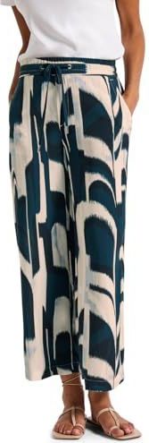 Street One - Wide Legs Broek - Turkoois - Dames