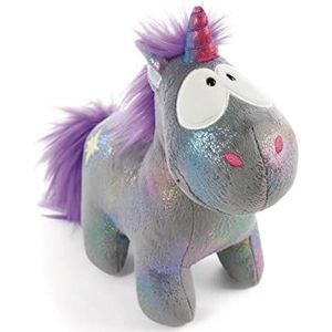 NICI Knuffeldier Eenhoorn Star Bringer 22 cm – Knuffel van zachte Pluche om mee te Knuffelen en Spelen, Knuffel voor Kinderen en Volwassenen, 48630, mooi Idee voor een Cadeautje, grijs