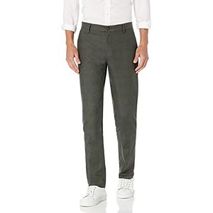 Goodthreads Heren Standaard Skinny-Fit Rimpel Gratis Jurk Chino, Olijf Glen Plaid, 35W x 28L