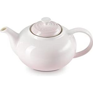 Le Creuset Grand Theepot, steengoed, 1,3 liter, voor 4 kopjes, Shell Pink, 70702137770000