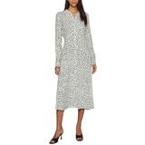 Vila Dames Vipaya L/S Long Shirt Dress-Noos hemdjurk, Egret/Aop: nira, 34